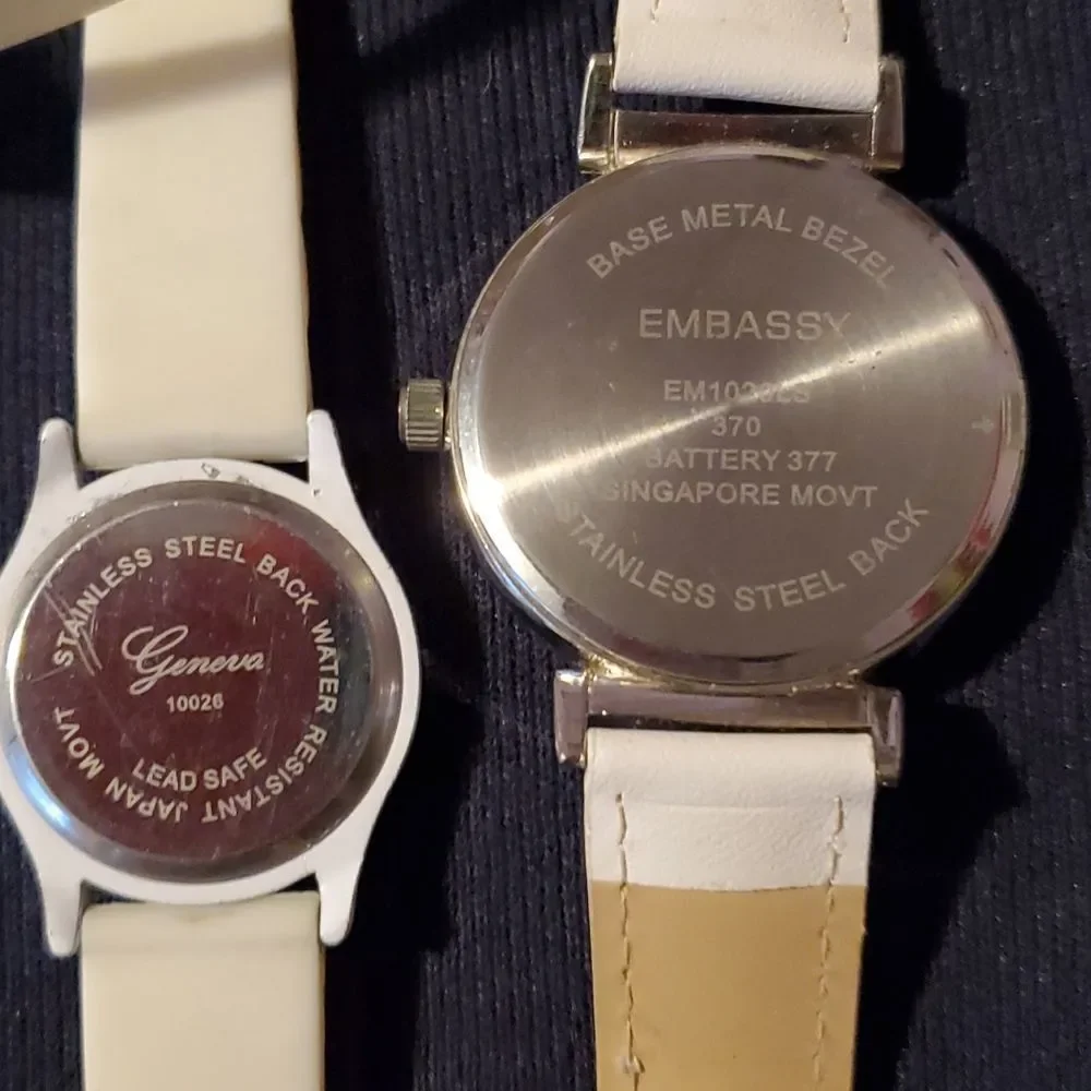 Resellers Collecters Lot 7 White Watch  Women's Working Watches Bands‎ NO OFFERS